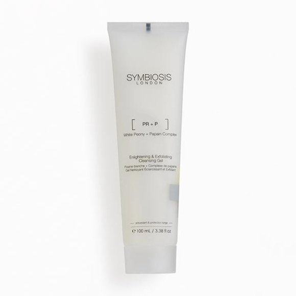 NWT SYMBIOSIS SKINCARE Enlightening & Exfoliating Cleansing Gel - Picture 1 of 2